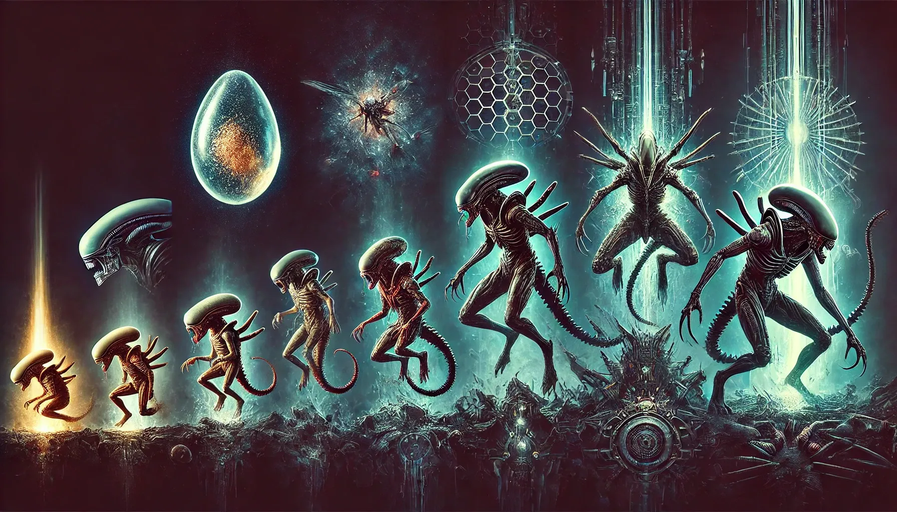 Xenomorph Evolution: From Facehugger to Queen